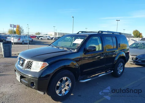 2007 Nissan Pathfinder Le z USA, uszkodzony, nr VIN 5N1AR18W47C632075